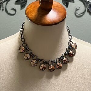 Premier Designs Reversible Short Necklace Black and Rose Gold Necklace #PDNK2